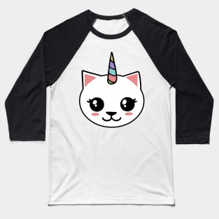 Unicorn Cat Baseball T-Shirt